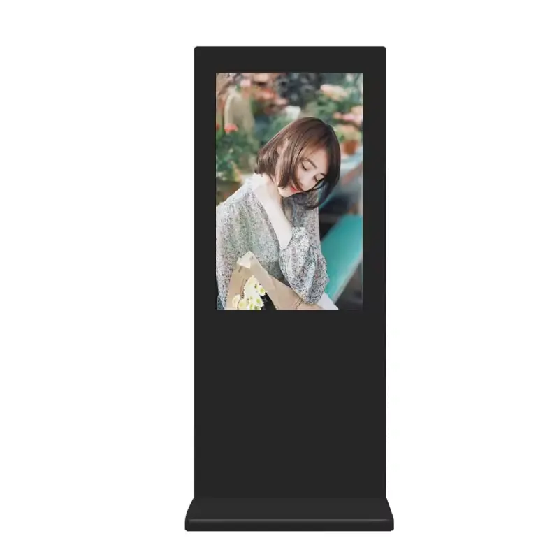 Écran d'affichage de lecteur de publicité d'intérieur HD Lcd Led Digital Signalisation au sol Vertical Tv Écran tactile Kiosque 4k SDK CN;GUA