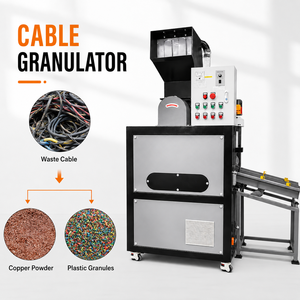 Granulador de Cables de Tipo Seco, Bajo Ruido, 100 kg/h, Máquina de Reciclaje de Cables, 99.9% de Pureza, Certificado CE, OEM - Product Image 1