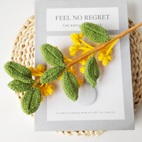 Bouquet de fleurs d'osmanthus au crochet fait main, bouquet de fleurs au crochet, cadeaux pour la Saint-Valentin, cadeaux pour la fête des mères