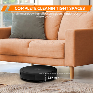 Robot aspirateur et serpillière E2 3500Pa 3-en-1, autonomie de 120 min, navigation aléatoire, capacité de franchissement de 20 mm pour la maison - Product Image 4
