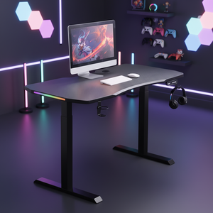 <span class=keywords><strong>Bureau</strong></span> de jeu électrique moderne réglable en hauteur avec éclairage LED RGB pour les joueurs, <span class=keywords><strong>bureau</strong></span> <span class=keywords><strong>debout</strong></span> motorisé pour le <span class=keywords><strong>bureau</strong></span> - Product Image 4