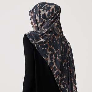 Pañuelo Musulmán Personalizado con Logotipo, Transpirable, para las 4 Estaciones, Diseño Modesto y Suave para Mujer, Hijab Modal Estampado, Venta al Por Mayor, 2026 - Product Image 1