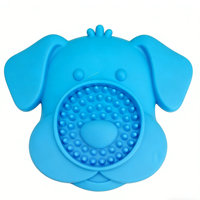 Tapis à lécher pour chiens, chiots et animaux de compagnie – Distributeur lent de nourriture et friandises, jouet de stimulation pour chien avec ventouse murale