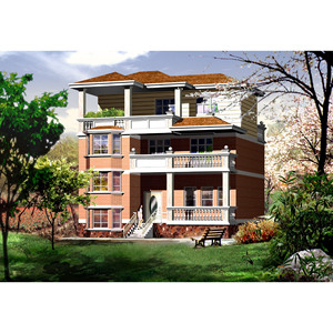 Casa Prefabricada de Acero Ligero Yuxi, Diseño Tradicional, Villa Integrada, Solución Completa para Proyectos de Viviendas Rurales Autoconstruidas - Product Image 2