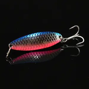 Gorgons 5g/10g/15g metal spoon lures fish scales spinner jigs hot sale fishing lures