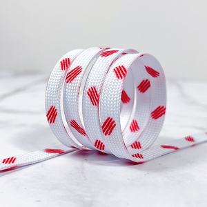 Lacets de sport décontractés en polyester coloré de 8 mm, logo personnalisé imprimé, design de lacets pour un style personnalisé - Product Image 6