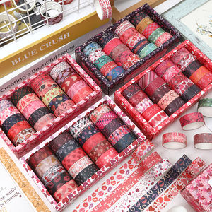 Venta al por mayor Día de San Valentín Kawaii <span class=keywords><strong>Washi</strong></span> <span class=keywords><strong>Tape</strong></span> hecho a mano Diy pegatinas decorativas para álbum de recortes amor lindo <span class=keywords><strong>Washi</strong></span> <span class=keywords><strong>Tape</strong></span> - Product Image 1