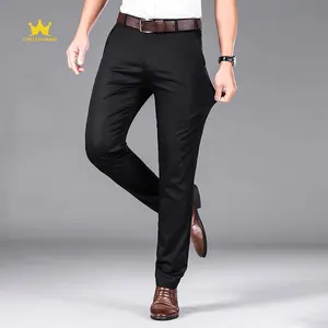 Pantalones chinos de hombre finos transpirables de verano de alta calidad, suaves resistentes a las arrugas, que admiten la personalización