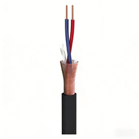 Câble de microphone PVC noir rouge bleu orange de 22 Highflex 2 x 0,22 mm² OD 6,40 mm pour utilisation sur scène, fabrication directe