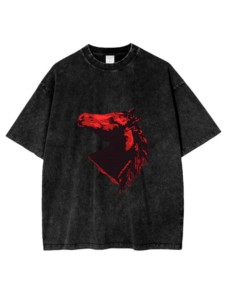 Le parrain <span class=keywords><strong>lutte</strong></span> de classe T-Shirts été 100% coton goutte épaule ras du cou lourd lavage à l'acide - Product Image 3