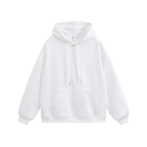 Autunno e inverno 100% cotone <span class=keywords><strong>velluto</strong></span> Pullover <span class=keywords><strong>felpa</strong></span> per gli uomini e le donne ispessita ampia tinta unita <span class=keywords><strong>felpa</strong></span> con cappuccio - Product Image 3