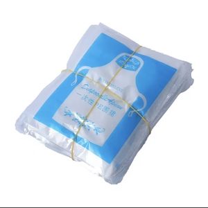 HC Disposable Sleeveless PE Non-Woven <b>Plastic</b> Apron Durable Reusable Eco-Friendly Fashionable <b>Pockets</b> Transparent Cleaning - Product Image 6