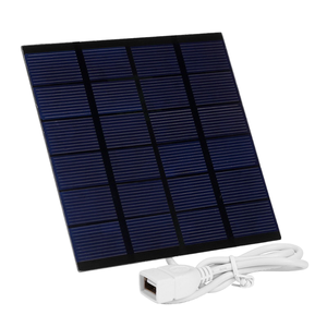 Chargeur solaire USB personnalisé 1,5W 6V en silicium polycristallin, efficacité 19,7%, pour petit téléphone portable, batterie externe, ventilateur solaire - Product Image 3