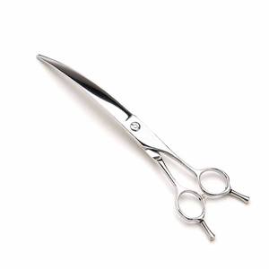 Ciseaux de toilettage de meilleure qualité finition ciseaux de coupe de cheveux polonais repose-doigt réglable ciseaux de coupe de cheveux pour chiens - Product Image 1