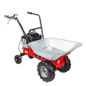 Minidumper Profesional EUROSYSTEMS, Carretilla de Metal de Cuatro Ruedas con Motor OHV de 145cc, Avance/Retroceso, Capacidad para 1 Carga - Product Image 2