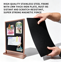 Tableau magnétique de bureau durable et de haute qualité, créatif, effaçable, pour messages et mémos, avec support d'affichage