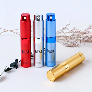 Lege 5ml 8ml 10ml 15ml 20ml ronde aluminium navulbare parfum verstuiver spuitfles voor op reis - Product Image 6