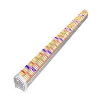 Barre de culture LED 120W à spectre complet en forme de V, double face, sous-canopée, étanche IP66, dimmable avec 930 Umol/m2/s PPFD