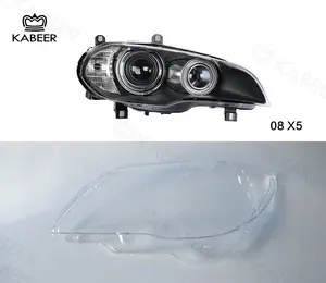 Aftermarket headlight lens cover for E70 glass