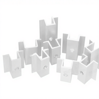 Supports de montage de panneaux solaires anodisés ZF Al6005-T5 de type U 30mm-40mm, charge de vent 60m/s 1.4KN/m, système de montage solaire