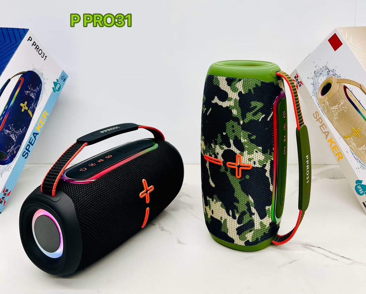 NEW P PRO31 Audio System - Portable Handheld 30W BASS High-power RGB Light Outdoor Subwoofer Sound System 3600mah · image 7
