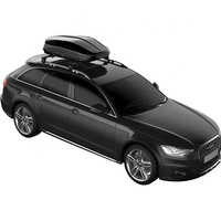 Boîte de toit de voiture américaine ROAHTRIP Sports à double ouverture latérale Star Trace140ABS+PC 138*90*36CM Capacité 300L-400L Clips de fixation rapides
