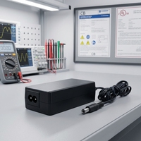 Adaptateur secteur médical pour appareil de stimulation magnétique transcrânienne, IEC60601-1-11 EN60601-1, 10W 12W 24W, 12V 0.1A 2A