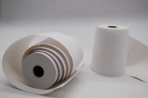 Papier duplex thermique brillant <span class=keywords><strong>de</strong></span> qualité supérieure, épais, anti-ondulation, enduit <span class=keywords><strong>de</strong></span> <span class=keywords><strong>cire</strong></span>, double face, en rouleau, pour utilisation avec les systèmes <span class=keywords><strong>de</strong></span> point <span class=keywords><strong>de</strong></span> vente (POS), couleur personnalisée - Product Image 6