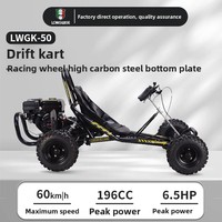 Karting tout-terrain australien version 196CC, moteur à essence, kart de loisirs pour adultes, vitesse maximale de 60 km/h et buggy de sable
