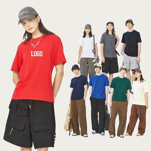 Custom Screen Print Women's T Shirt Men's T Shirt High Quality Slim Fit Tee Clothes Summer O-Neck T Shirt - Product Image 1