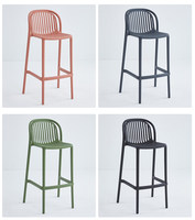Chaise haute de luxe pour îlot de cuisine, chaise d'appoint, chaise de salle à manger moderne nordique pour l'extérieur