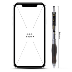 Deli S60-B Gel <b>Pen</b> 0.5mm Black Quick Dry Office School Use - Product Image 5