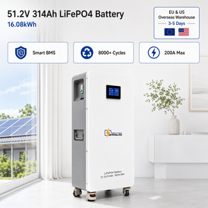 แบตเตอรี่สำรองสำหรับบ้านแบบล้อเลื่อน 51.2V 300Ah ลิเธียมไอรอนฟอสเฟต ควบคุมผ่านระบบคลาวด์ระยะไกล อายุการใช้งาน 6000 รอบ  ปรับความจุได้ตามต้องการ - Product Image 1