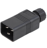 Adaptateur secteur IEC320 C20 16A 250V pour systèmes UPS avec connecteurs femelle/mâle