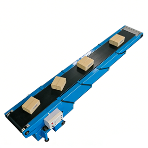 Transportador de Banda Ligero Dahan B600, Móvil, con Velocidad Ajustable, Banda de PVC para Transporte de Materiales Pequeños, Industrial - Product Image 4