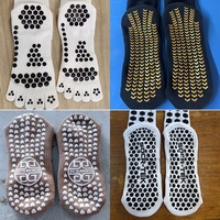 Chaussettes de football personnalisées antidérapantes, vente chaude, design de haute qualité, logo OEM, chaussettes de sport à grip pour le football