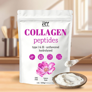 Pabrik Grosir Super Kolagen Protein Peptida Bubuk Asam Hialuronat Vitamin C Suplemen untuk Kecantikan Kulit dan Anti-Penuaan - Product Image 1