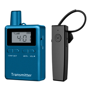 Hệ thống hướng dẫn du lịch không dây 2.4G móc tai loại một chiều 50 kênh đồng bộ hóa một phím chống tần số chéo cho hướng dẫn viên du lịch - Product Image 2