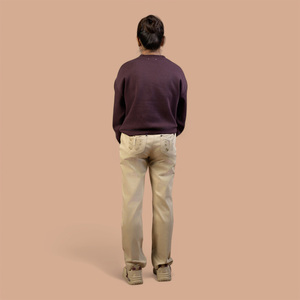 Pantalones Vaqueros de Mujer al por Mayor, Cintura Alta, Elásticos, Casuales, a la Moda, con Logotipo Personalizado, Fabricante OEM ODM, Pantalones Vaqueros de Mujer para Uso Diario - Product Image 3