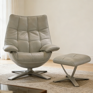 <span class=keywords><strong>Sillón</strong></span> Acolchado de Alta Gama, Cómodo y Tapizado, Asiento Individual Reclinable, Mueble de Oficina con Reposapiés - Product Image 4