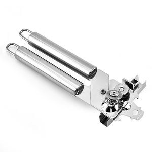 Ouvre-boîte multifonctionnel de cuisine en acier inoxydable avec poignée manuelle de sécurité promotionnel - Product Image 4