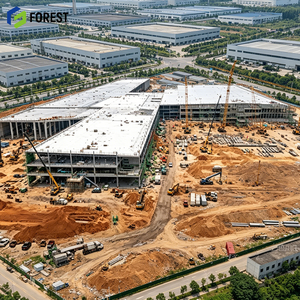 Bâtiment de Construction Préfabriquée Professionnel pour Entrepôt et Atelier en Structure Acier Résistante aux Intempéries - Product Image 1