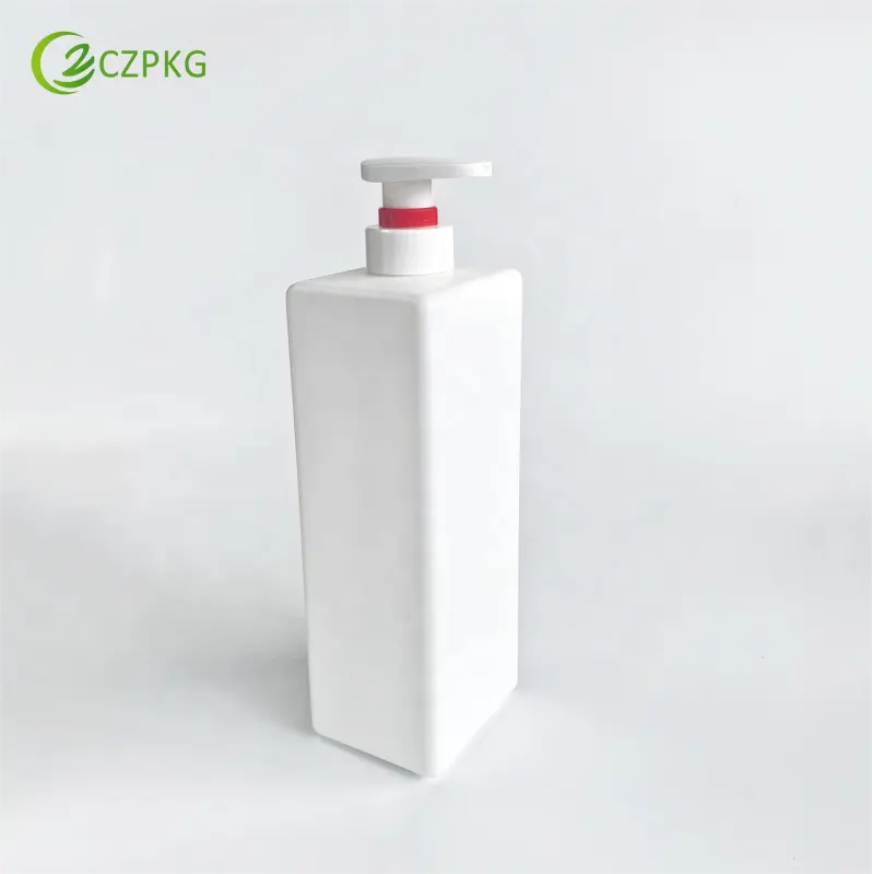 Quadratische Lotion Shampoo HDPE Flasche/Plastik flasche 1L für Shampoo