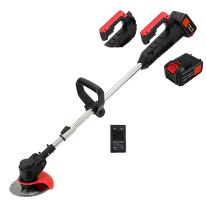 Tondeuse à gazon et débroussailleuse sans fil 21V sur batterie avec fonction d'élagage - Petit désherbeur de jardin - Product Image 1