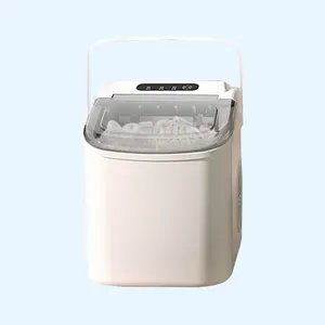 Minimáquina de hielo con 9 columnas de evaporación, máquina para hacer rollos de hielo pequeños, 15kg/24h, para el hogar