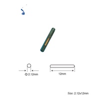 Microchip RFID EM4305 de 134.2KHz para Implante, 1.25x7 1.4x8 2.12x12mm, Mini Microchip de Vidrio RFID, Microchip para Animales, Identificación de Animales, Microchip para Mascotas