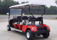 Voitures de golf électriques 6 places les moins chères, chariots de golf électriques 48V avec batterie au lithium