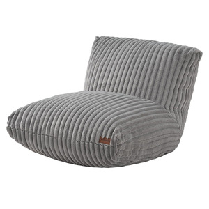 <b>Beanbag</b> Chair Extra Soft Removable Cover Versatile For Adults Children Elderly Bean <b>Fill</b> Gray - Product Image 5
