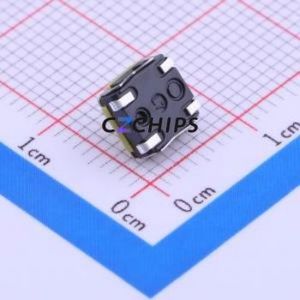 KSC1001JLFS Tactile Switch SMD-4P,6.2x6.2mm Switch Single Pole Single Throw Round Button 1.45N Vertical Mount - Product Image 2
