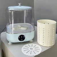 Mini-lave-linge portable 14L grande capacité, seau carré, pour laver les soutiens-gorge et les sous-vêtements, idéal pour la maison, le dortoir et l'appartement